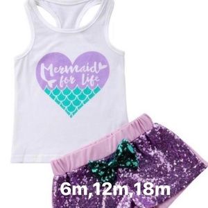 Mermaid kids outfit